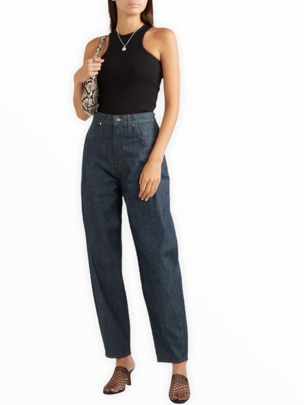 Goldsign The Curved Barrel Jeans in Serra Wash Size 29 Gently Used